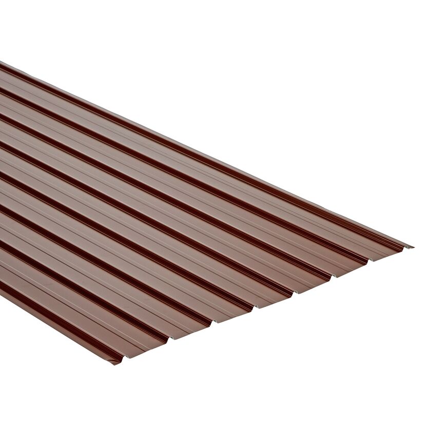 Trapezblech 'H12 Plus' mahagonifarben 200 x 90,6 x 0,04 cm
