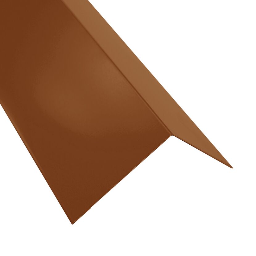 Braunes Traufblech