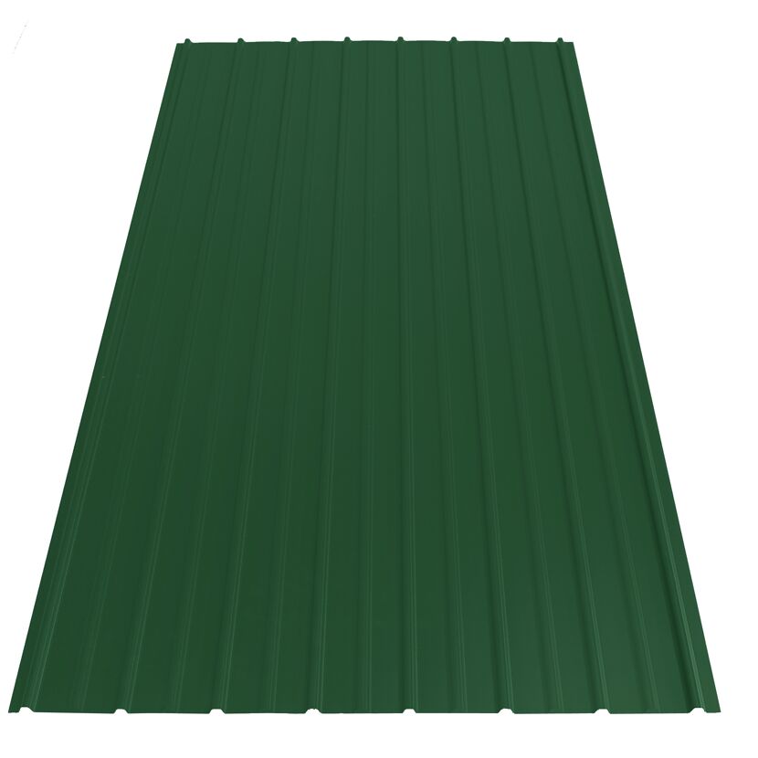 Grünes Trapezblech