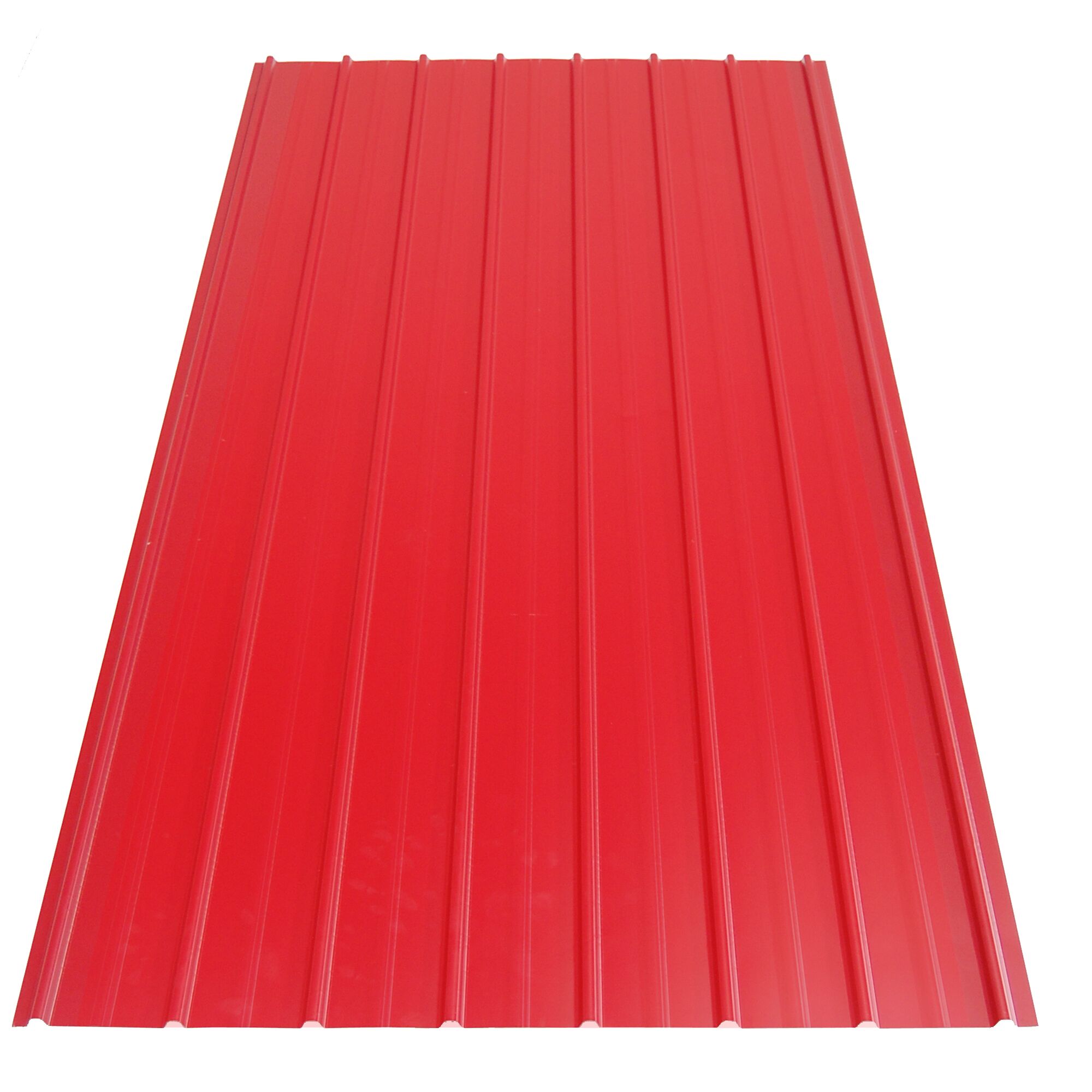 Rotes Trapezblech