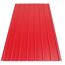 Rotes Trapezblech