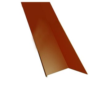 Schürze für Dachrinnen terrakottafarben verzinkt 200 x 20,8 x 0,04 cm