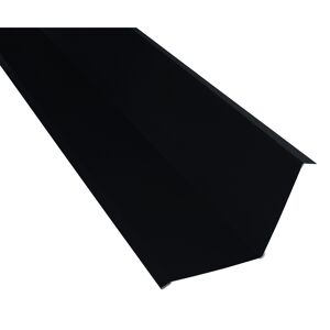 Kappleiste schwarz verzinkt 100 x 20,8 x 0,04 cm