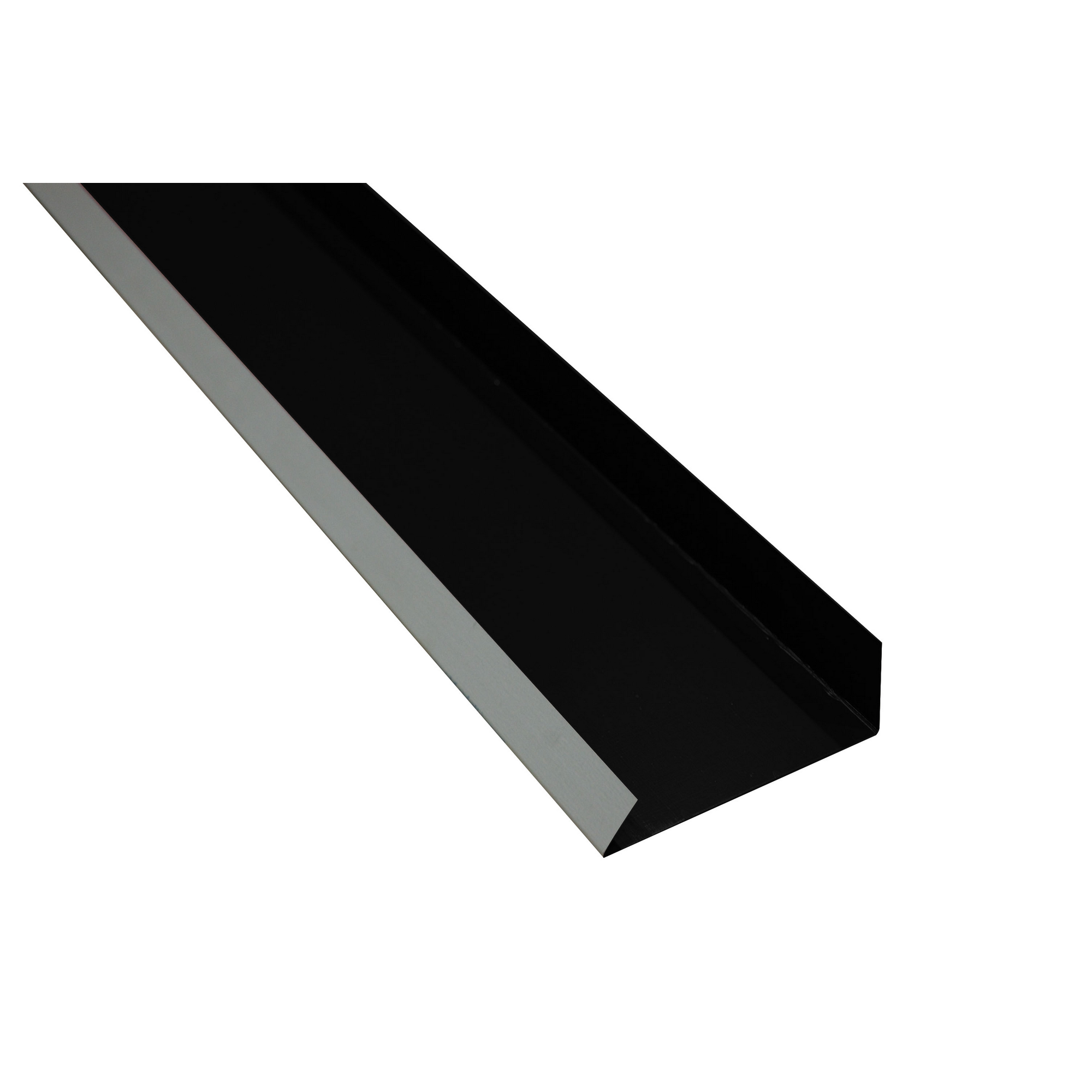 Kantenwinkel-Schürze schwarz verzinkt 100 x 15,6 x 0,04 cm + product picture