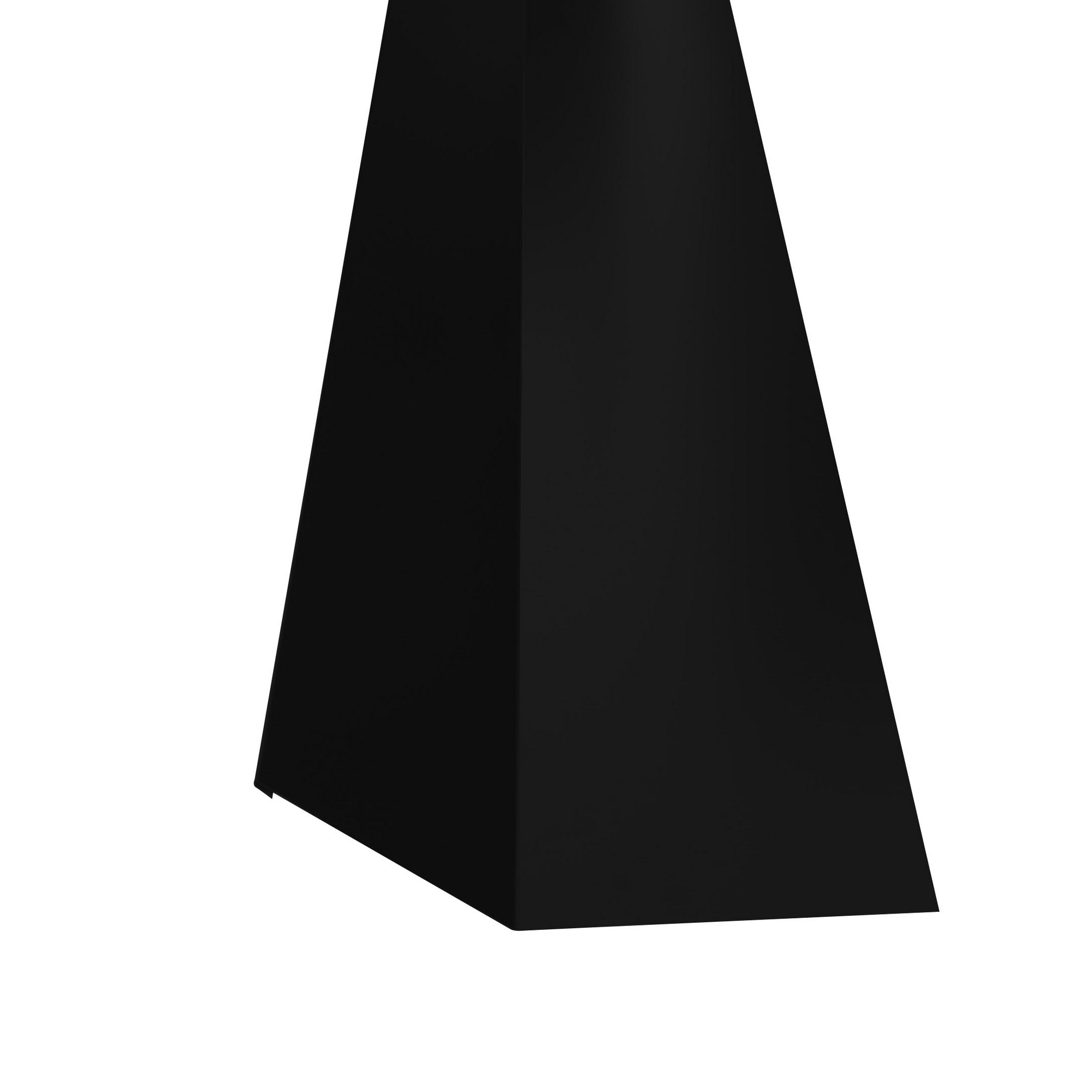 Schürze für Mansarden innen schwarz verzinkt 100 x 20,8 x 0,04 cm + product picture