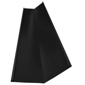 Kehlrinne schwarz verzinkt 100 x 41,6 x 0,04 cm