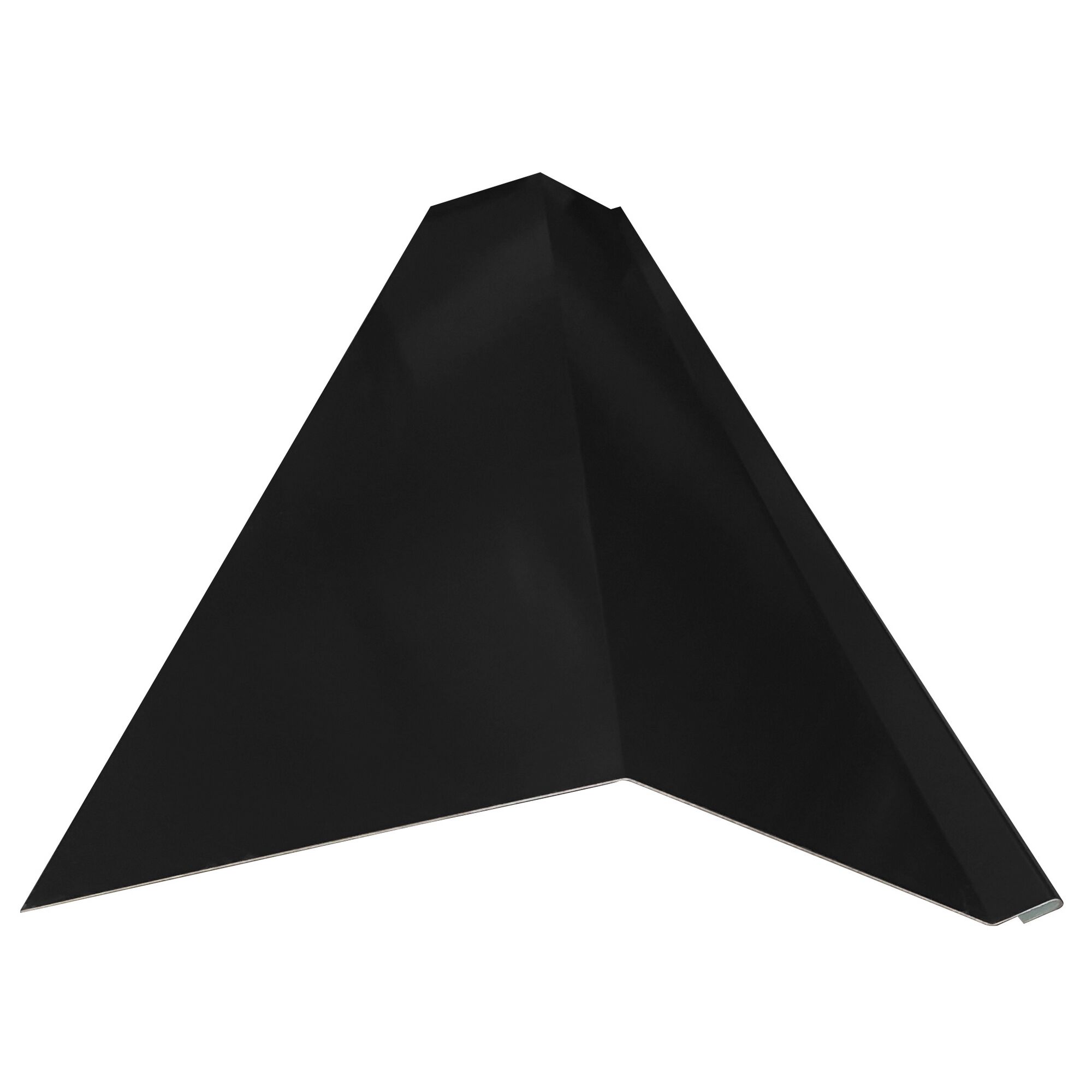 Schwarze Dachrinnen-Schürze