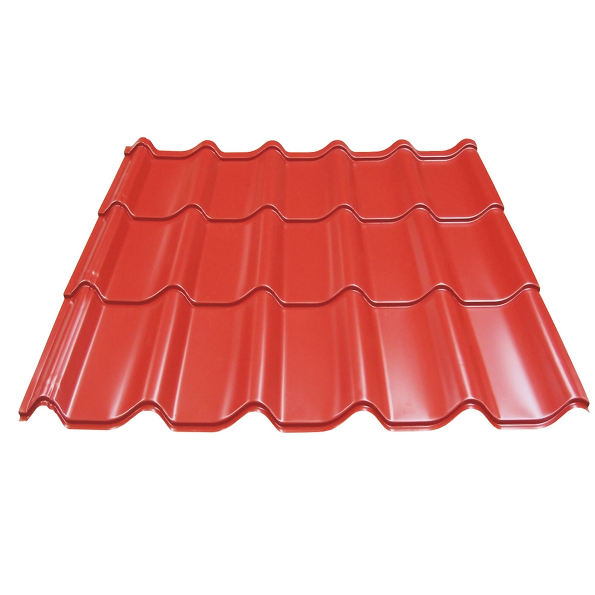 Rote Metalldachziegel ECO terrac.
