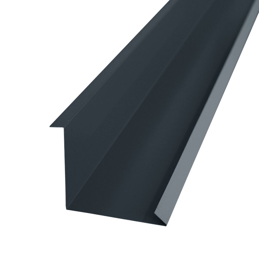Innengiebelblech grau 100 x 25 x 0,04 cm