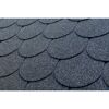Bitumen-Biberschindel schwarz 2 m²
