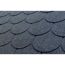Bitumen-Biberschindel schwarz 2 m²
