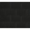 Bitumen-Rechteckschindeln schwarz 34 x 100 cm