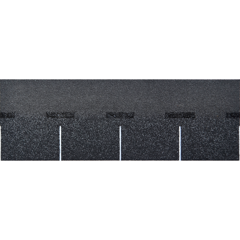 Bitumen-Rechteckschindeln schwarz 33,3 x 100 cm
