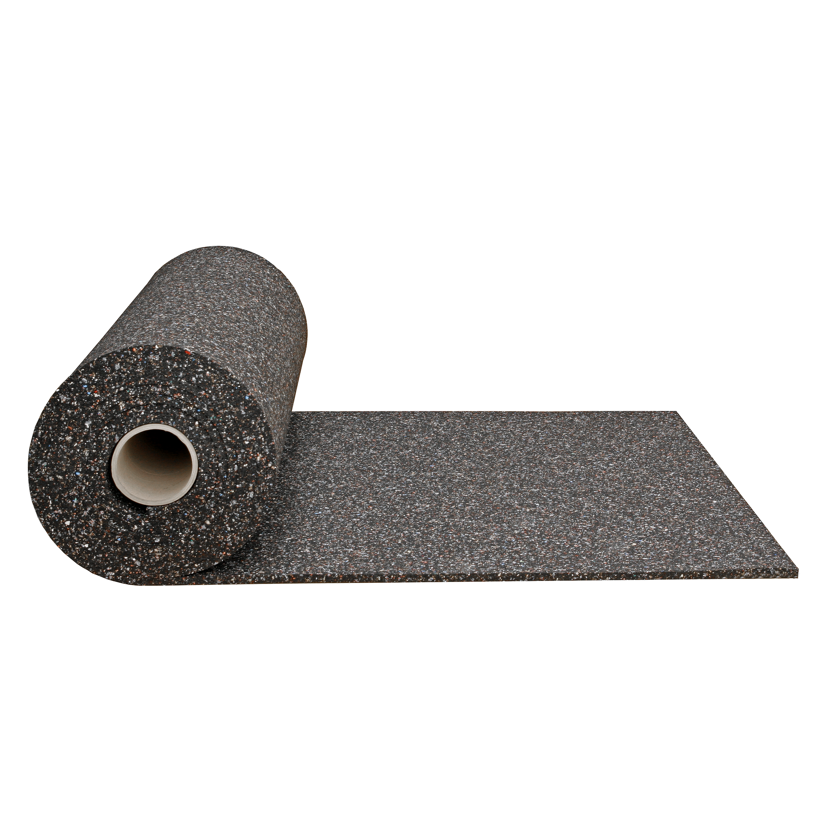 Bautenschutzmatte schwarz gesprenkelt 230 x 115 x 0,8 cm