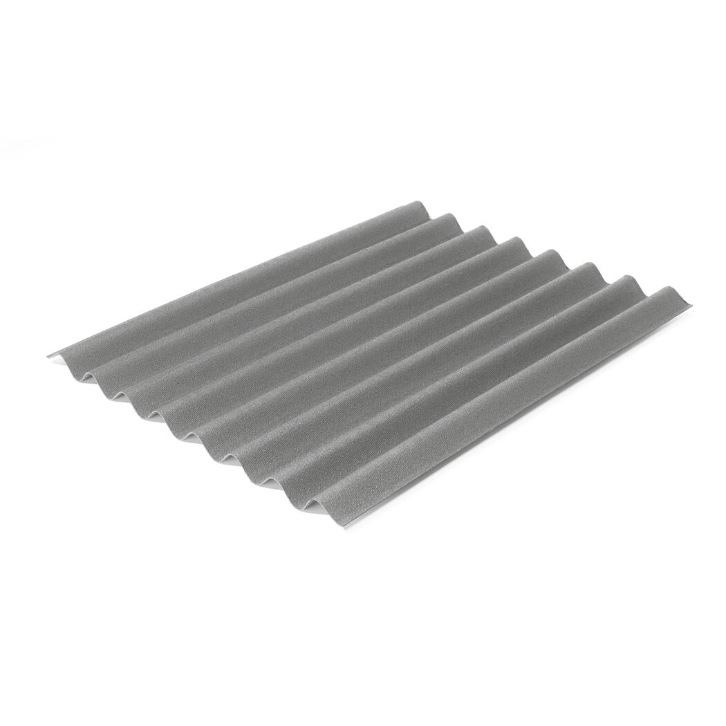 Wellplatte 'Easyline 95/38' grau 100 x 76 x 0,26 cm