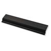 Abschlussprofil 'Fondaline 400' schwarz 200 cm