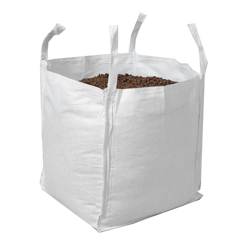 Weißer Big Bag mit Schüttgut