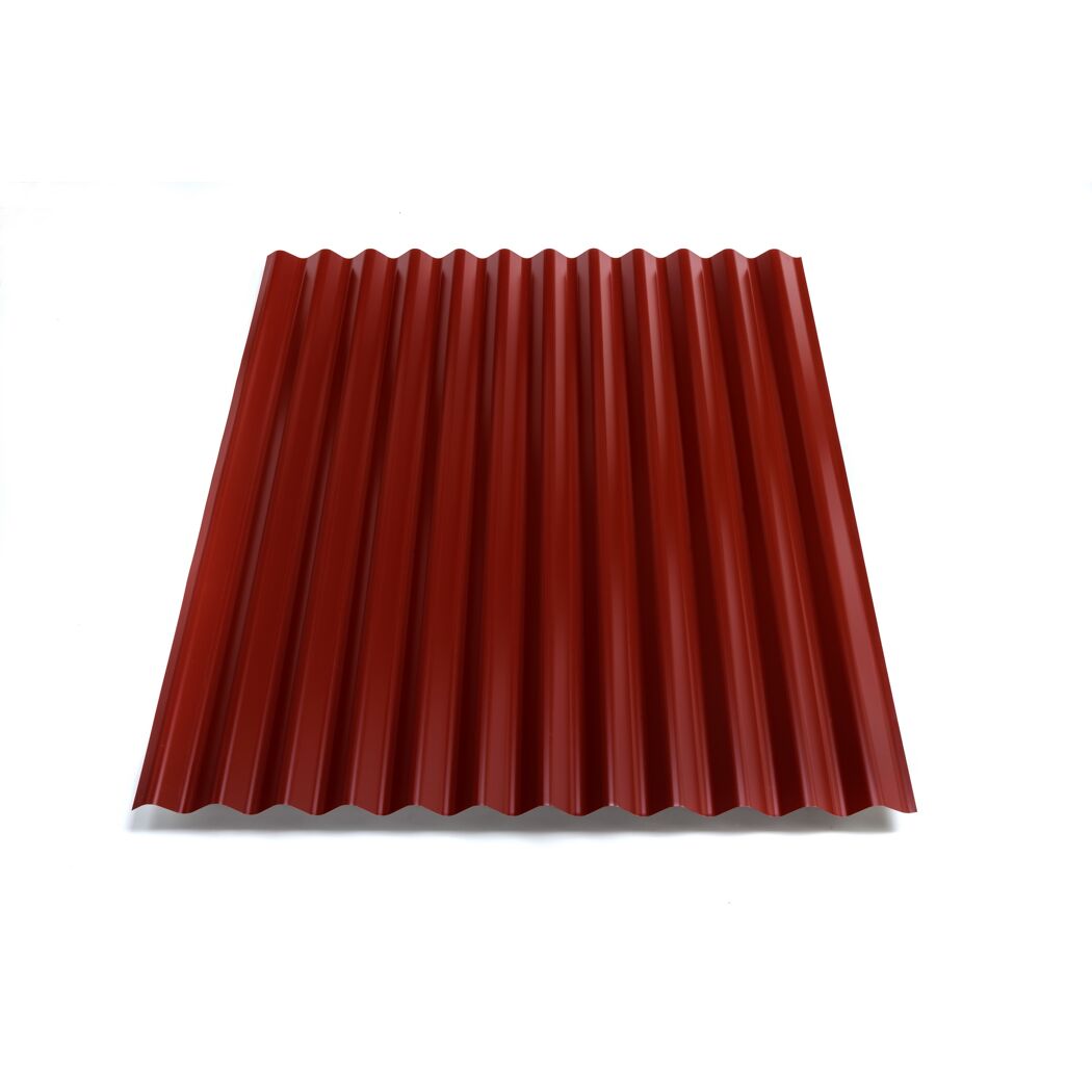 rotes Wellblech
