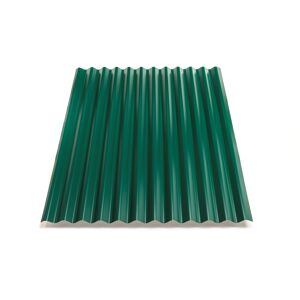 Wellblech grün 150 x 88,3 x 0,4 cm