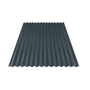 Wellblech grau 300 x 88,3 x 0,4 cm