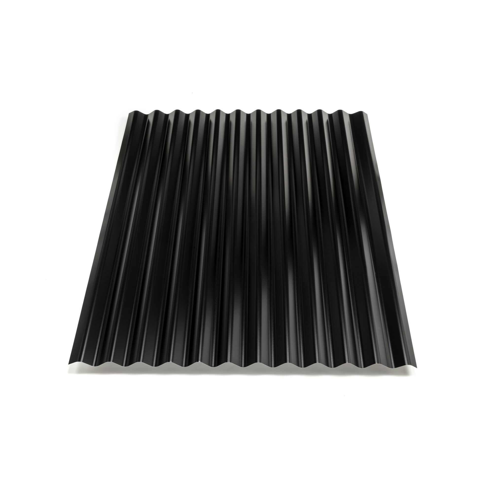 Schwarzes Wellblech