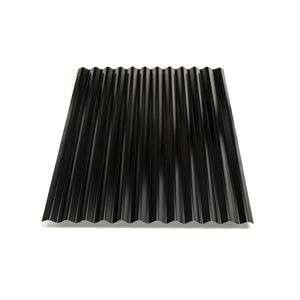 Wellblech schwarz 250 x 88,3 x 0,4 cm