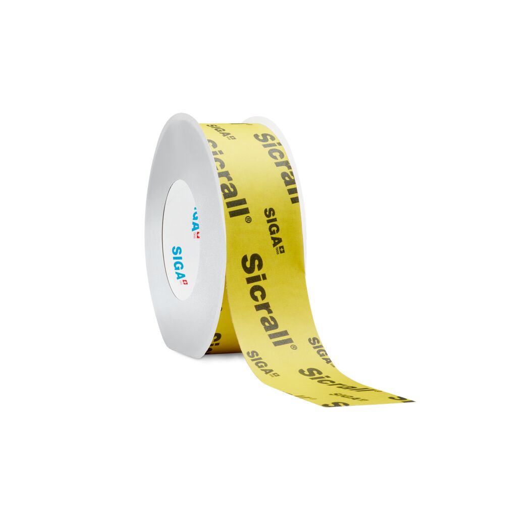 Rolle gelbes SIGA Sicrall Luftdichtband