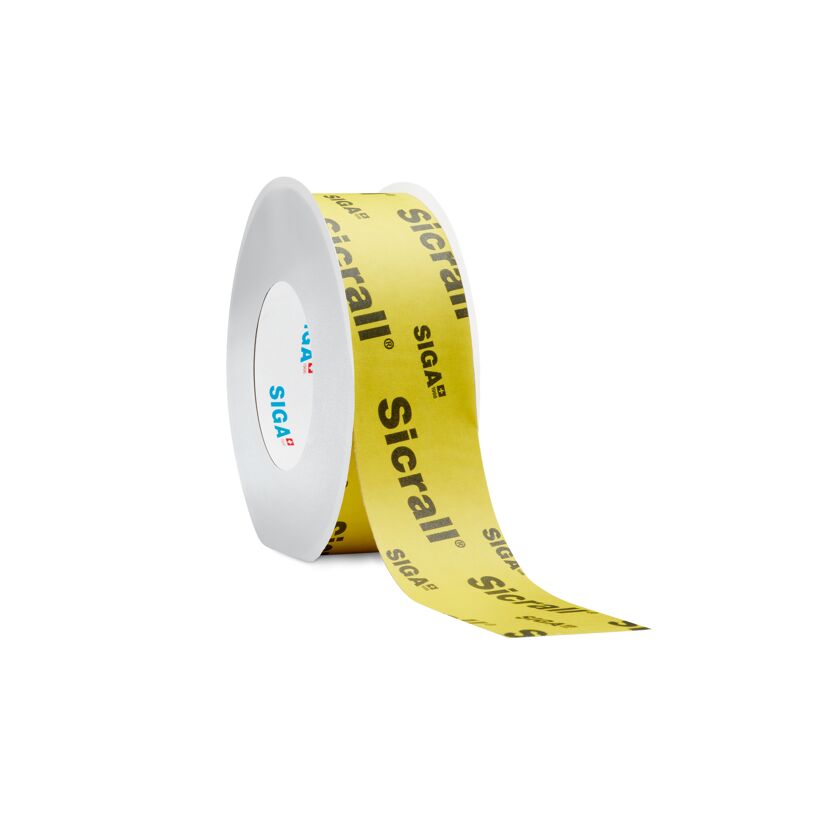 Rolle gelbes SIGA Sicrall Luftdichtband