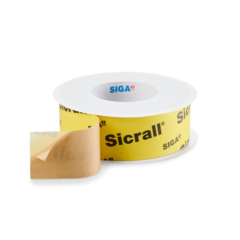 Gelbe Rolle Sicrall Luftdichtband