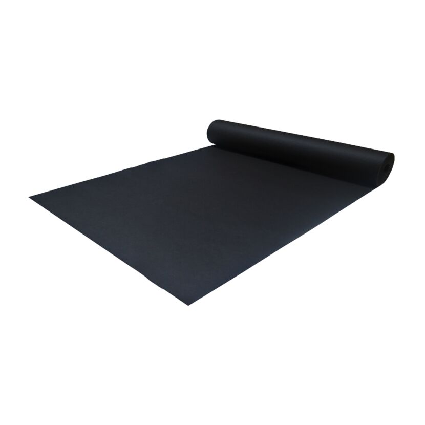 Rolle schwarze Bitumepappe