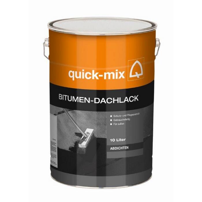 Quick Mix Quick Mix Bitumen Dachlack 10 L ǀ Toom Baumarkt