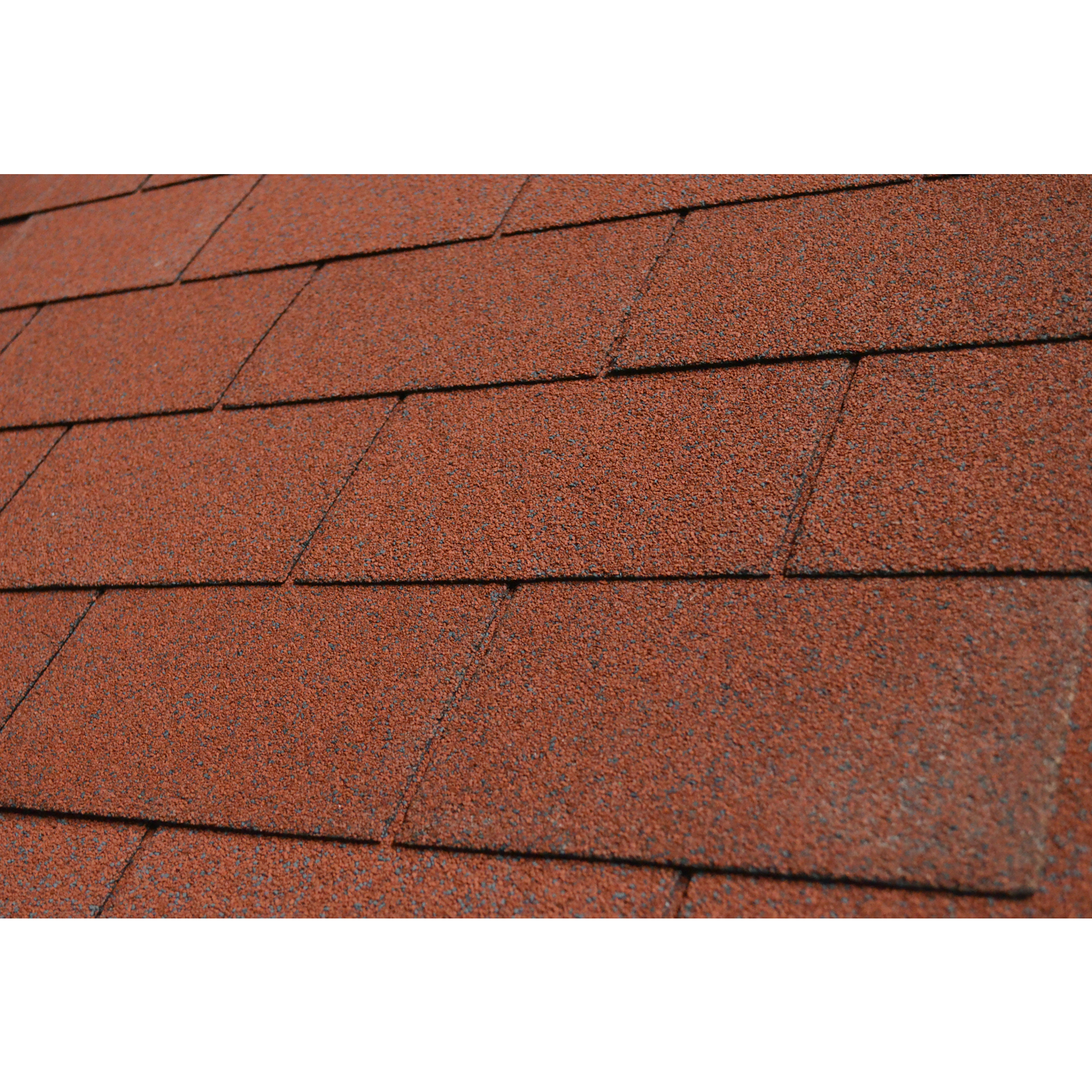 13,33 EUR//m/² Dachbelag Dacheindeckung Gartenhaus Dachschindeln Bitumenschindeln Biberschwanzschindeln braun 3 m/²
