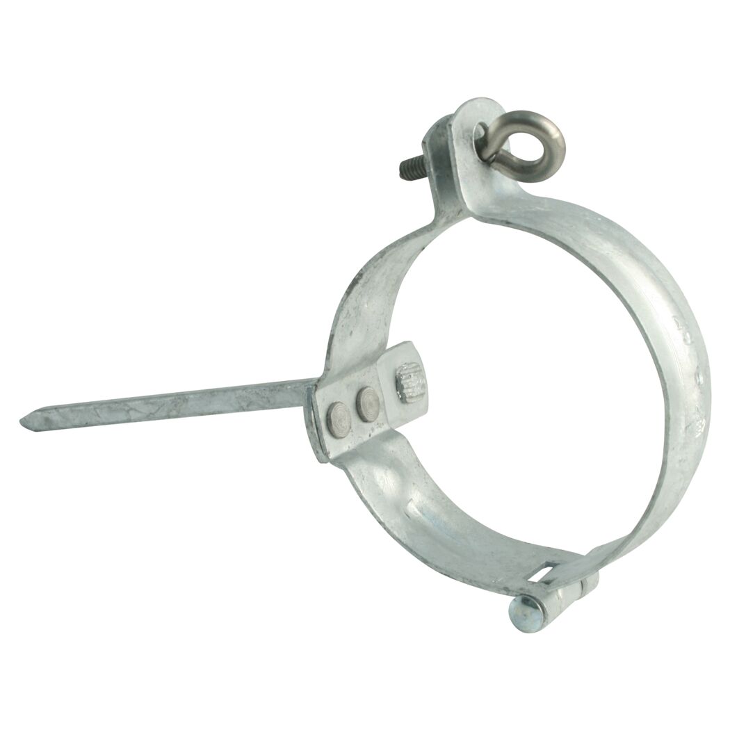 Rohrschelle 100 mm mit Stift