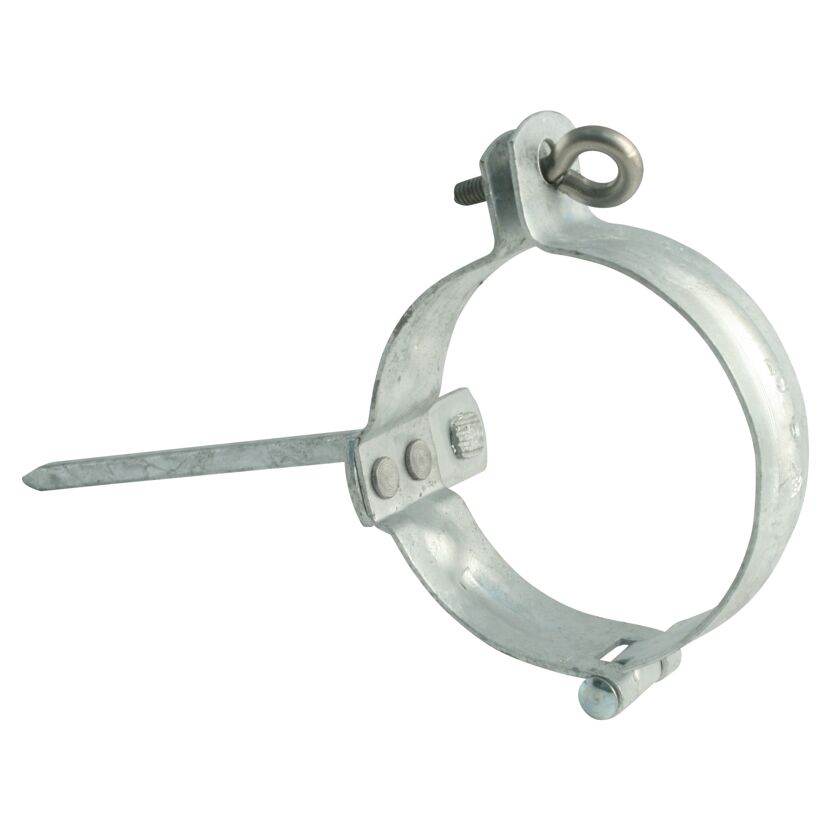 Rohrschelle 100 mm mit Stift