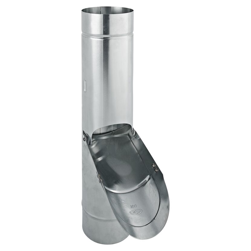 Metallische Wasserablaufklappe