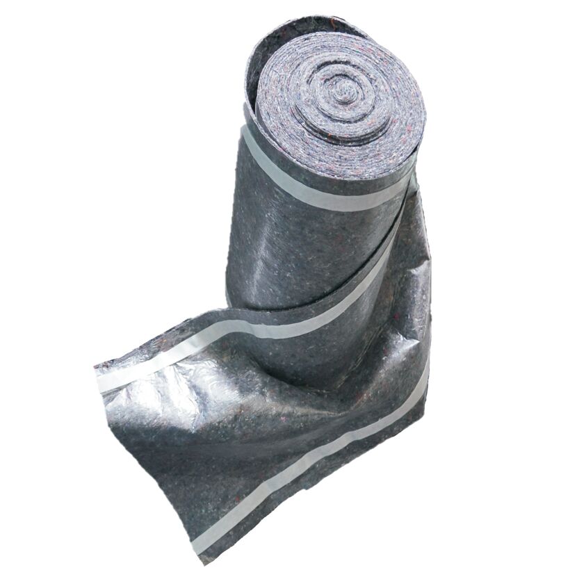 Graue Malerabdeckvlies-Rolle