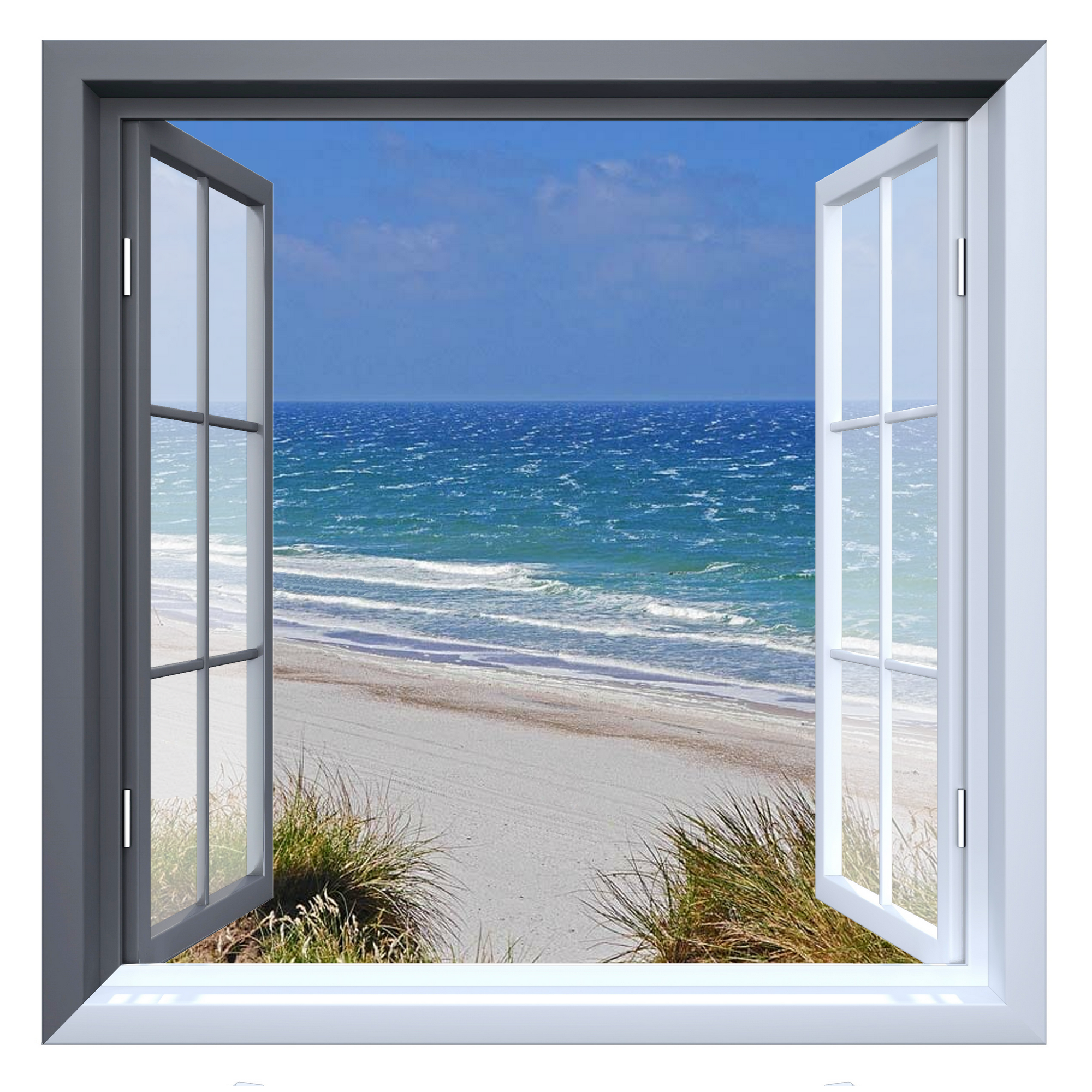 Fensterrahmenfolie weiß 900 x 15 cm