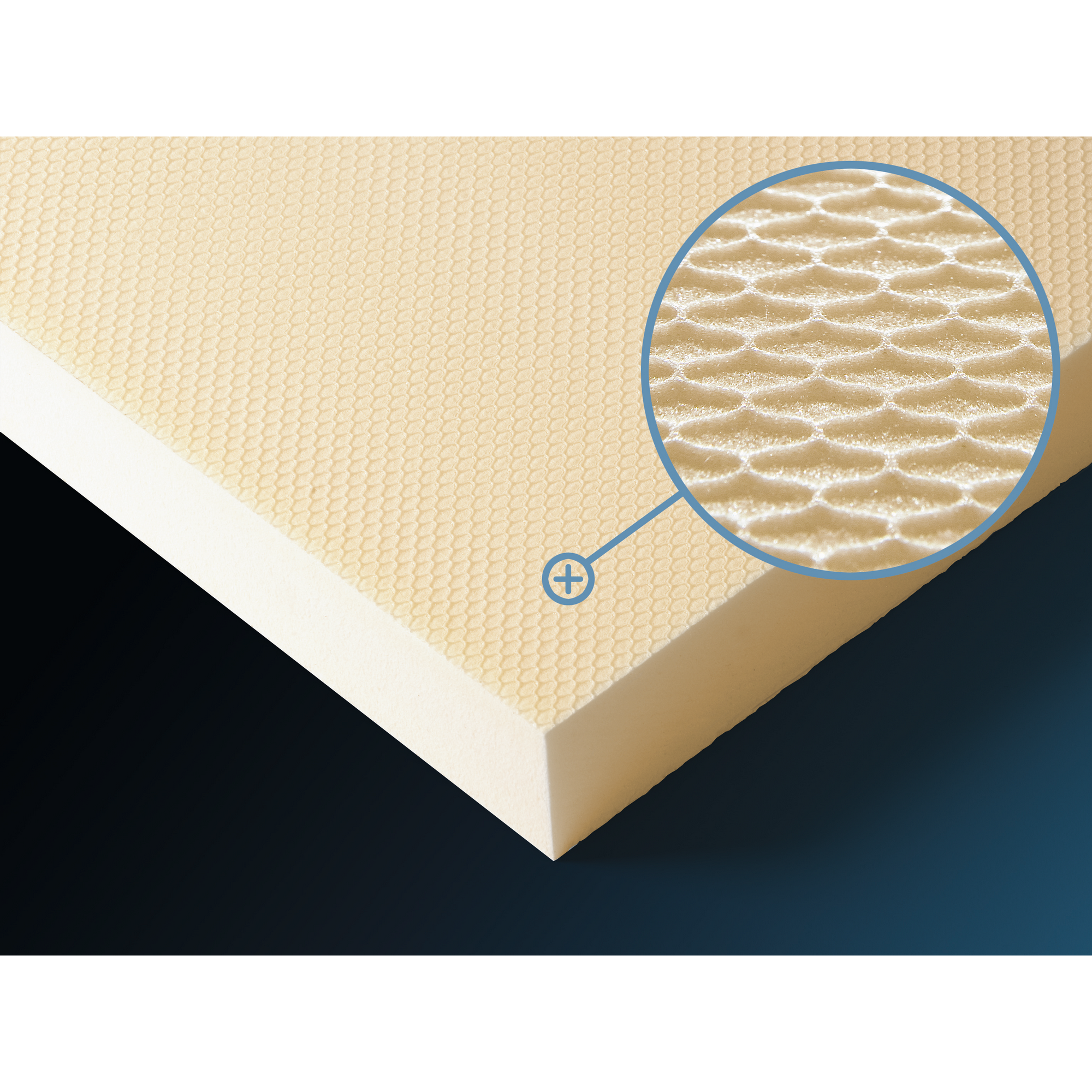 Gewaffelte Extruderschaumplatte 'URSA XPS D N-III-PZ-I' 60 x 125 x 6 cm