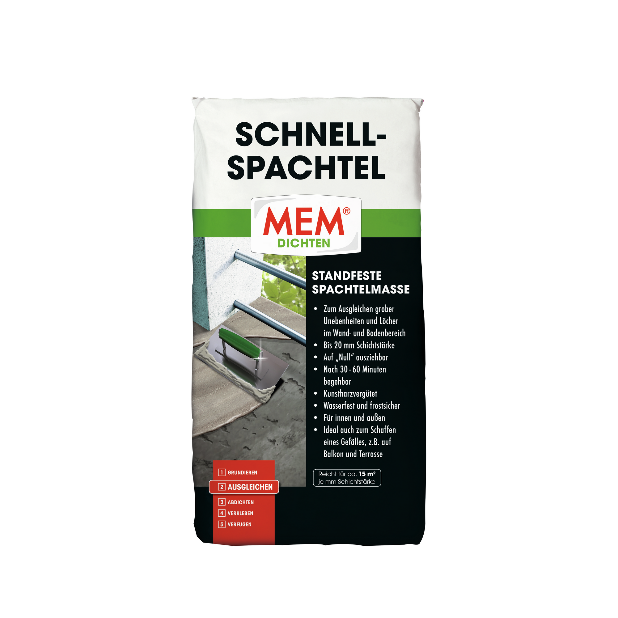 Schnell-Spachtel 'Dichten' 25 kg + product picture