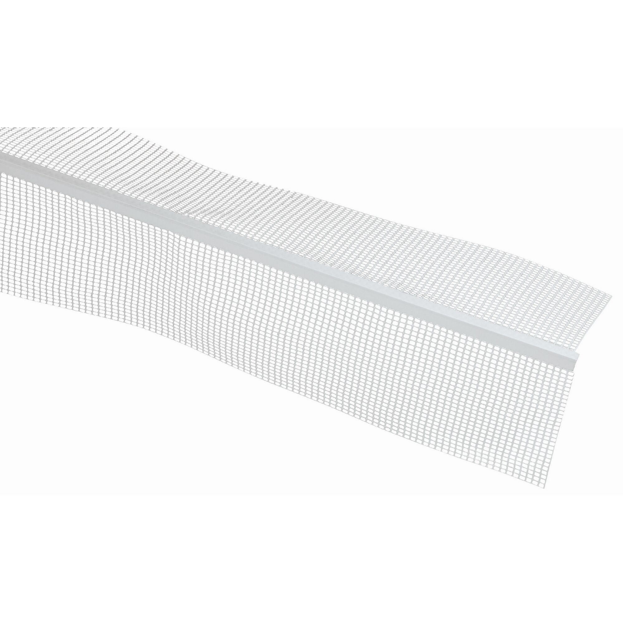 Weißer Eckwinkel mit Gewebe