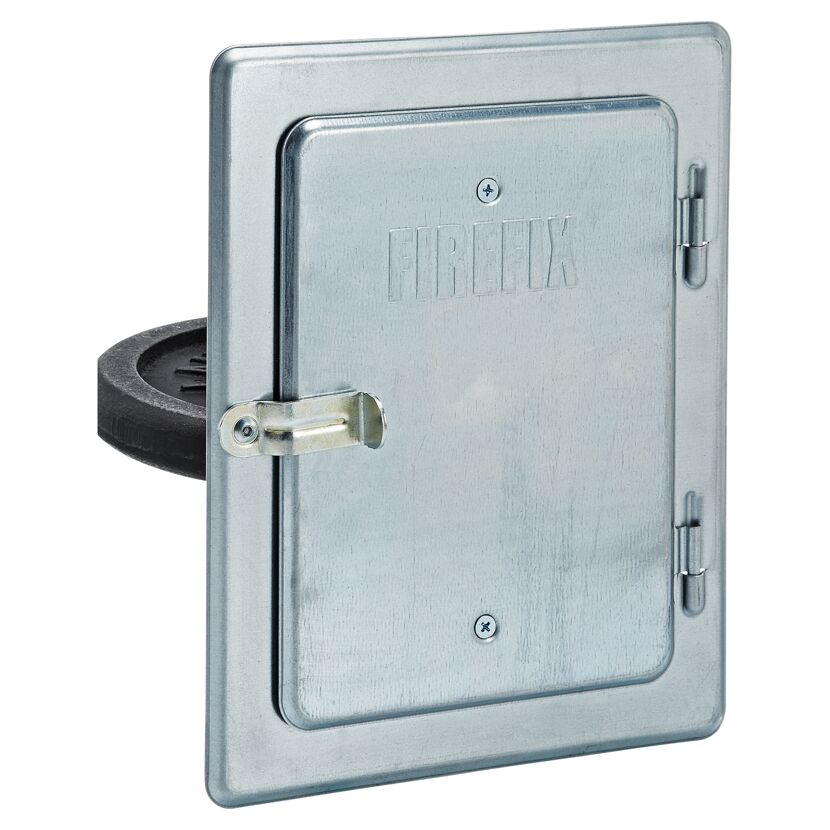 Kamintür Firefix verzinkt 140 x 200 mm