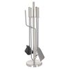 Kaminbesteck mit Schürhaken, Schaufel und Besen