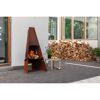 Aduro Gartenkamin mit Feuer