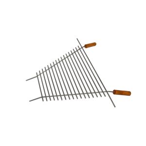 Grillrost für Gartenkamin 61 x 55 cm silber
