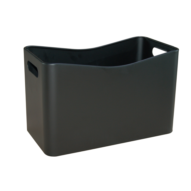 Bild von Brikettkasten 'Proline' schwarz 43,3 x 26,5 x 22,8