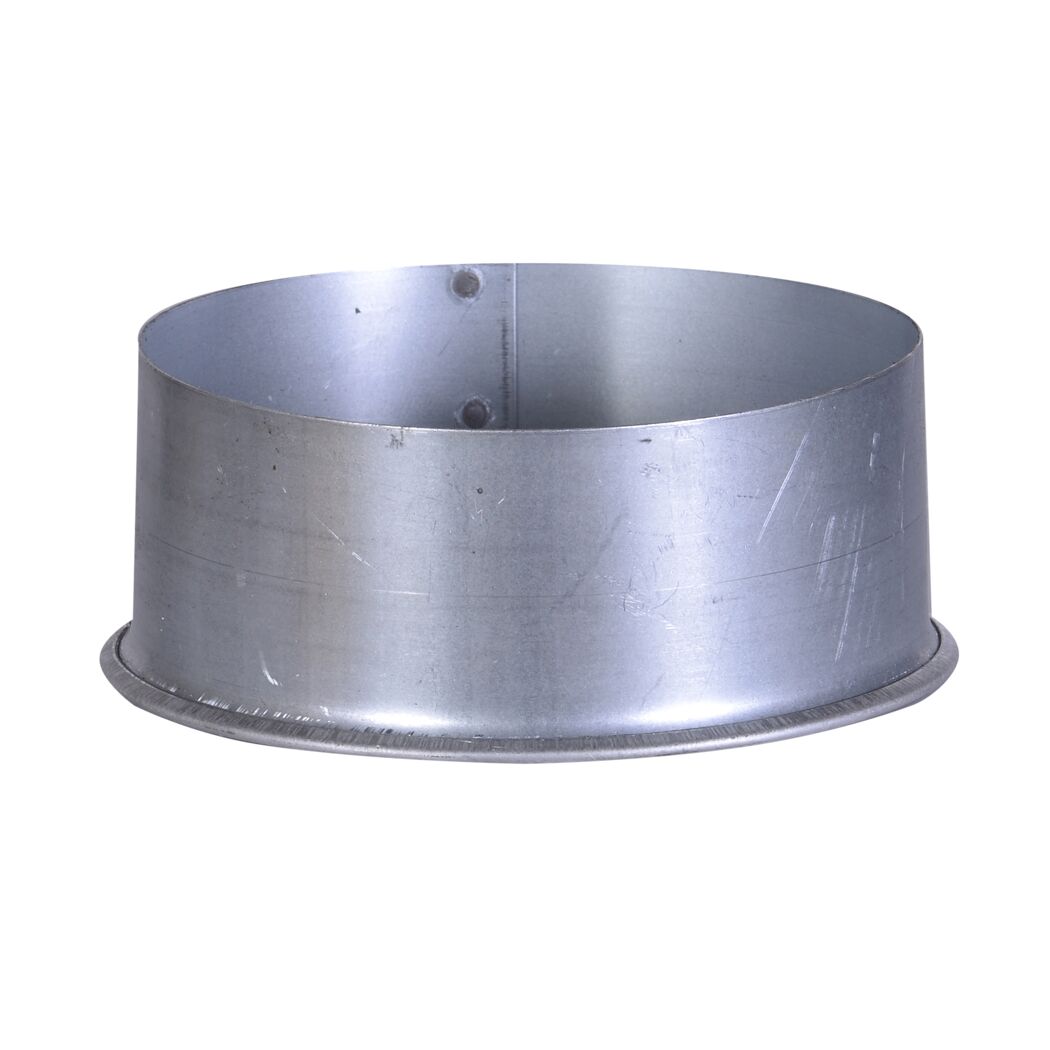 Kaminlochdeckel silbern Ø 120 mm