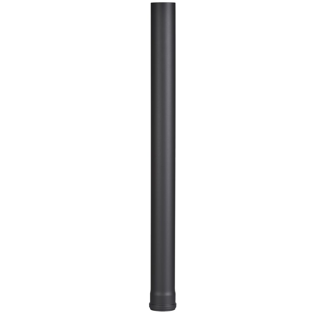 Pelletofenrohr schwarz Ø 80 x 1000 mm