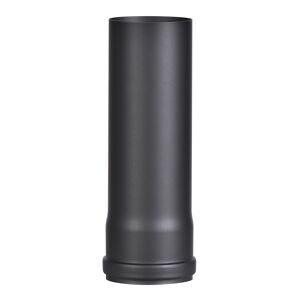 Pelletofen-Rohr aus Stahl ø 80 x 250 x 1,2 mm schwarz