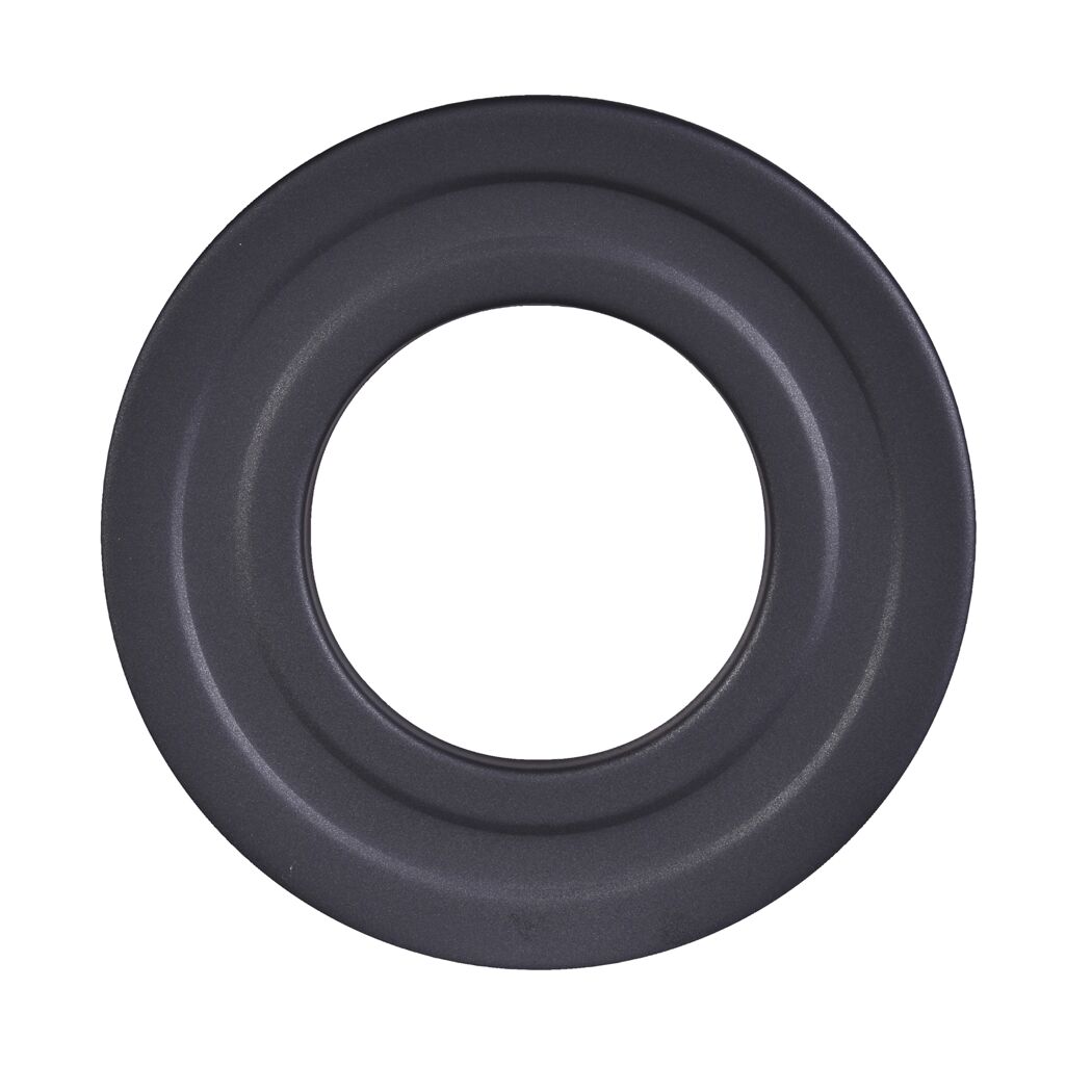 Pelletofen-Rosette schwarz Ø 80 x 1,2 mm