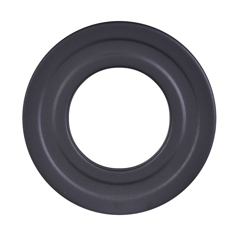 Pelletofen-Rosette schwarz Ø 80 x 1,2 mm